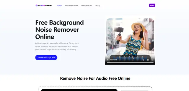 AI Voice Cleaner: Remove Noise Instantly